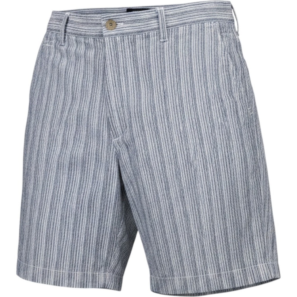 Ben Sherman M 36 Seersucker Blue White Striped Shorts Coastal Preppy